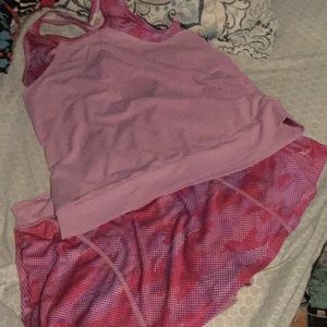 Shirt and skirt together